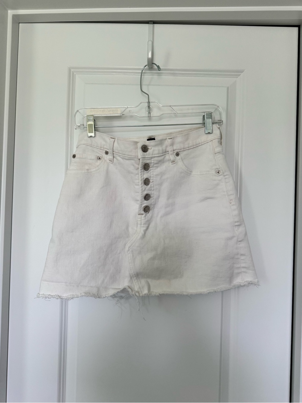 Gap High Rise Denim Skirt Sz 27/4 Petite